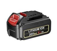 ASUNCELL Batterie lithium-ion 20 V 4,0 Ah pour DeWalt XR, compatible avec les outils DeWalt 18 V et 20 V (série DCB204, DCB206, DCB180, DCB181, DCB182, DCB184, DCB201).