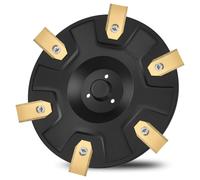 ASUNCELL Disque de Coupe renforcé + 6 Lames compatibles avec Segway Navimow i-Serie i105E, i108E et i110N Tondeuses Robotisées, Plateau de Coupe pour 6X Lames