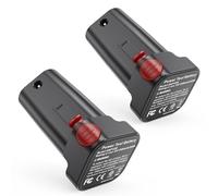 ASUNCELL Lot de 2 batteries 2500 mAh 12 V pour pompe à eau de pluie Güde RFP 12-201-04, fonction clic - Batterie de rechange lithium-ion GAP1230