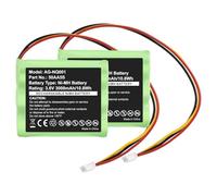 ASUNCELL Lot de 2 batteries de rechange 3000 mAh 50AA5S pour Tonies TonieBox Musicbox Soundbox, batteries de rechange compatibles avec Toniebox (3,0 Ah, 3,6 V, NiMH)