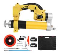 ASUNCELL Pompe A Graisse Electrique, Sans Fil, Kit de Pistolet à Graisse avec 2 * 5500mAh Batteries et Chargeur, Pompe à Graisse 8000 PSI, Pistolet Graisseur