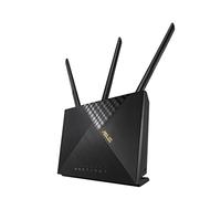 ASUS 4G-AX56 - Box 4G - Modem-routeur Wi-FI 6 LTE Double Bande AX 1800 Mbps - Technologie MU-MIMO - Sécurité Professionnelle Aiprotection Pro Noir