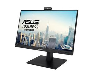 ASUS 60,5 cm (23") 1080P Moniteur de vidéoconférence (BE24EQSK) - Full HD IPS, Webcam réglable 2 MP intégré, Microphone AI, Haut-Parleur, Soins oculaires, DisplayPort, HDMI, Montage Mural