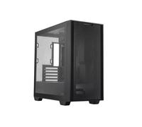 Asus A21 Plus A21 PLUS TG ARGB - Boîtier mini tour - Noir - RGB - Fenêtre