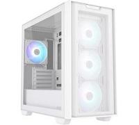 ASUS A21 Plus - microATX - panneau latéral fenêtré (verre trempé) - pas d'alimentation - blanc - USB/Audio G