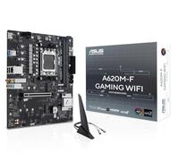 ASUS A620M-F Gaming WiFi, Carte mère AMD mATX, DDR5, 2X M.2 PCIe 4.0, HDMI, 2,5 Go Ethernet, USB 3.2 Gen 1 Type-A, SafeSlot Core+, Q-DIMM, Q-LED Core, Q-Slot, ASUS 5X Protection III, Armoury Crate