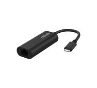 ASUS Adaptateur USB-C vers Ethernet 2.5 Gigabit, USB 3.2 Gen 1 (3.1 Gen 1), 70x30x16.5mm, pour PC/Ordinateur portable, Noir, Référence 90IG0A60-MW0L0V