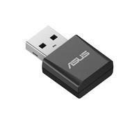 ASUS USB-BE92 Nano, Adaptateur USB Tri Band BE6500 WiFi 7 (802.11be), Bande 6GHz, Plug and Play, Compatible avec Windows 10 et 11, Advanced Network Security, idéal pour Les Jeux et Le Streaming, Noir