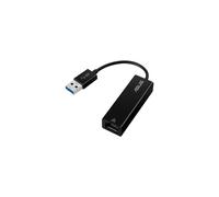 ASUS Adaptateur USB Type-A vers RJ45 OH102 : USB 3.0, compatible Windows 10/8, 15mm, 5V, Noir, 170x20x14mm, Alimentation USB