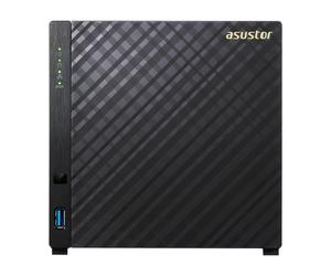 ASUS AS3204T v2 NAS Intel® Celeron® 2 Go DDR3L 0 To ADM Noir