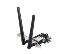 ASUS Carte réseau Wi‑Fi 7 PCE-BE6500, Tri‑bande 6500 Mbit/s, Bluetooth 5.4, WPA3