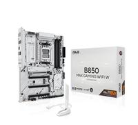 ASUS B850 Max Gaming WiFi W, Carte mère AMD ATX, 8+2+1 Phases d'alimentation, Fente DDR5, PCIe 5.0 prêt, 3 emplacements M.2, WiFi 6E, Ethernet 2.5Gb, USB-A, USB-C, HDMI, BIOS Flashback et Aura Sync