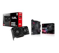 ASUS Carte Graphique DUAL-RX9060XT-16G + Carte mère ROG Strix B550-F Gaming