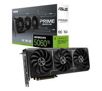ASUS Carte Graphique Prime GeForce RTX™ 5060 Ti 16 Go GDDR7 OC Edition (PCIe® 5.0, 16 Go GDDR7, HDMI®/DP 2.1, 2.5-Slot, Ventilateurs Axial-Tech, Double BIOS)