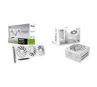 ASUS Carte Graphique PRIME-RTX5070-O12G-WHITE + Alimentation TUF-GAMING-1000G-WHITE