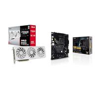 ASUS Carte Graphique PRIME-RX9070XT-O16G-WHITE + Carte mère TUF Gaming B550-PLUS