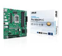 ASUS Carte mère Professionnelle Pro B860M-C-CSM Intel® LGA 1851 (microATX, PCIe 5.0, DDR5, SafeSlot, ASUS Control Center Express, CSM, Q-LED Core, en-tête de débogage COM)