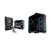 ASUS Carte mère TUF Gaming Z890-PLUS WiFi + Boîtier TUF Gaming GT502 Horizon TG ARGB Black + Refroidissement ROG Strix LC III 360 ARGB LCD