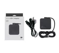 Asus Chargeur 65W avec embout USB type C pour ordinateur portable.