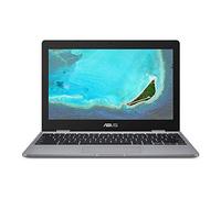 ASUS Chromebook C223 11,6 pouces HD Chromebook Ordinateur portable Intel Dual-Core Celeron N3350 (jusqu'à 2,4 GHz), 4 Go de RAM, 32 Go de mémoire eMMC, design haut de gamme, gris, C223NA-DH02