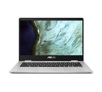 ASUS Chromebook C423 C423NA-IS44F Écran FHD NanoEdge avec charnière 180 degrés Processeur Intel Celeron N3350 4 Go RAM 64 Go de stockage eMMC Argenté