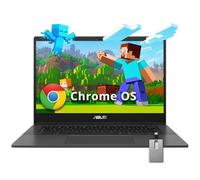 ASUS Chromebook CM1402 Ordinateur portable 14" FHD anti-reflets, MediaTek Kompanio 520, 4 Go LPDDR4X, 64 Go eMMC, Webcam HD, WiFi 6, Bluetooth, Chrome OS, Gravity Gray, Carte USB Hotface 128 Go
