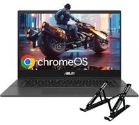 ASUS Chromebook CM1402 Ordinateur portable 2024, écran FHD de 14", MediaTek Kompanio 520, 4 Go de RAM, 64 Go eMMC, carte graphique MediaTek, Bluetooth, Wi-Fi, Chrome OS, avec carte SD de 256 Go,