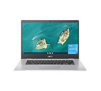 ASUS Chromebook CX1, écran Full HD NanoEdge de 15,6", processeur Intel Celeron N3350, mémoire eMMC 64 Go, RAM 8 Go, Chrome OS, argent transparent, CX1500CNA-AS84F