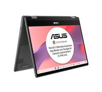 ASUS Chromebook Flip CM1 Ordinateur Portable, écran Tactile 14" FHD IPS, MediaTek Kompanio 510, 8 Go de RAM, 128 Go eMMC, Arm G52 MC2, ChromeOS, Clavier QWERTZ, Gris Gravity