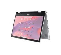 ASUS Chromebook Flip CX1 Ordinateur portable convertible, 14 po FHD NanoEdge écran tactile 360 degrés, processeur Intel Celeron N4500, stockage eMMC 128 Go, RAM 8 Go, ChromeOS, argent transparent