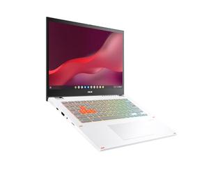 ASUS Chromebook Vibe CX34 Flip, écran tactile 14" 144 Hz (1920 x 1200), processeur Intel® Core™ i5-1235U, SSD 256 Go, RAM 8 Go, ChromeOS, blanc nacré