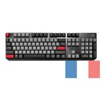 ASUS ROG Strix Scope PBT clavier Jouer USB AZERTY Français Noir, Gris, Rouge