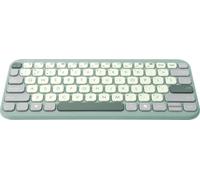ASUS Clavier Marshmallow KW100 – Compact 75% Bluetooth 5.0, 1,6 mm, 10M clics – Vert/Gris/Blanc