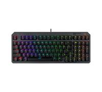 ASUS Clavier TUF Gaming K3 Gen II avec commutateurs RGB Blue (Clicky) compacts à 97 touches, support en silicone, mousse amortissante, étanchéité IP57, plaque supérieure amovible et Aura Sync.