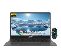 ASUS CM1402 Ordinateur portable Chromebook FHD 14", ordinateur portable ultra léger, 4 Go LPDDR4x-3600 MHz de RAM, 64 Go eMMC, MediaTek Kompanio 520, Webcam HD, WiFi 6, Bluetooth, Lay-Flat, souris