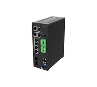 Axis D8208-R - Commutateur - industriel - Géré - 8 x 10 Gigabit Ethernet - de bureau - PoE++ (480 W) - pour AXIS A1610-B, W400; Camera Station S1216 Recording Server, S1296 G