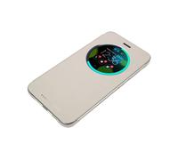 ASUS Coque Folio Porte Carte Blanche pour ZenFone 3 Laser (5.5") - Polycarbonate/Polyuréthane - Protection Chocs/Rayures - Dimensions 79.1x151.3x12.4mm