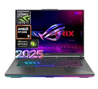 Asus Dernier ordinateur portable de jeu ROG Strix G16 2025, écran 16 po FHD 165 Hz, AMD Ryzen 9 8940HX, RTX 5070 Ti, 16 Go de RAM, 1 To SSD, Eclipse Grey