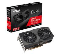 ASUS Double Carte Graphique de Jeu AMD Radeon™ RX 6600 8 Go GDDR6 (AMD RDNA™ 2, PCIe 4.0, 8 Go de mémoire GDDR6, HDMI 2.1, DisplayPort 1.4a, Conception de Ventilateur Axial-Tech, Technologie 0dB)