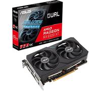 ASUS Dual AMD Radeon RX 6500 XT OC Edition Carte Graphique de Jeu GDDR6 4 Go (AMD RDNA 2, PCIe 4.0, mémoire GDDR6 4 Go, HDMI 2.1, DisplayPort 1.4a, Design axial-Tech, Technologie 0 DB)