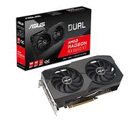 ASUS DUAL AMD Radeon RX 6650 XT V2 OC Edition - Carte graphique (8GB GDDR6, AMD RDNA 2, PCIe 4.0, HDMI 2.1, DisplayPort 1.4a, Ventilateurs axiaux, Technologie 0dB)