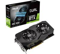 ASUS Dual GeForce RTX 2060 Evo OC Edition Carte Graphique (PCIe 3.0, mémoire GDDR6 12 Go, HDMI, DisplayPort, DVI-D, Ventilateur Axial-Tech, Technologie 0dB, Auto-Extreme)