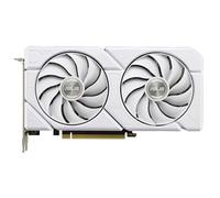 ASUS Dual GeForce RTX 4060 EVO White OC Edition Carte vidéo GDDR6 8 Go 2 puissants ventilateurs Axial-tech DUAL-RTX4060-O8G-EVO-WHITE/Distribution nationale officielle