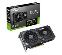 ASUS Dual GeForce RTX 4060 Ti Carte Graphique de Jeu 8 Go GDDR6 Noir (Nvidia GeForce RTX4060Ti DLSS 3, PCIe 4.0, 1 x HDMI 2.1, 3 x DisplayPort 1.4a, DUAL-RTX4060TI-8G)