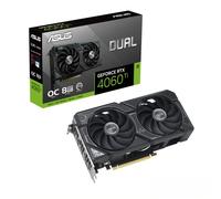 ASUS Dual GeForce RTX™ 4060 Ti OC Edition 8 Go GDDR6 (PCIe 4.0, 8 Go GDDR6, DLSS 3, HDMI 2.1, DisplayPort 1.4a, Conception de Ventilateur axial-Tech, Technologie 0dB, etc.)