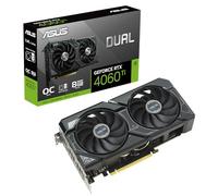 ASUS Dual GeForce RTX 4060 Ti SSD OC Edition 8 Go GDDR6 Carte Graphique de Jeu (NVIDIA GeForce RTX4060Ti DLSS 3, Emplacement SSD M.2 intégré, 1 x HDMI 2.1a, 3 x DisplayPort 1.4a,