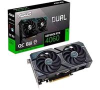ASUS Dual GeForce RTX 4060 V2 OC Edition 8 Go GDDR6 Dual Slot Design pour Une Large compatibilité avec Deux puissants Ventilateurs Axial-Tech DUAL-RTX4060-O8G-V2