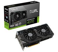 ASUS DUAL GeForce RTX 4070 - Carte graphique gaming (12GB GDDR6X, PCIe 4.0, DLSS 3, HDMI 2.1, DisplayPort 1.4a, 2.56 slot, ventilateurs axiaux, technologie 0dB)
