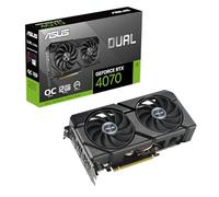 ASUS Dual GeForce RTX 4070 Evo OC Edition Carte Graphique de Gaming 12 Go GDDR6 (Nvidia GeForce RTX4070 DLSS 3, 475 AI Tops, PCIe 4.0, 1 x HDMI 2.1a, 3 x DisplayPort 1.4a, DUAL-RTX4070-O12GD6-EVO)
