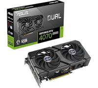 ASUS Dual GeForce RTX 4070 Super Evo 12 Go GDDR6X (PCIe 4.0, 12 Go GDDR6X, DLSS 3, HDMI 2.1a, DisplayPort 1.4a, 2.5-Slot Design, Axial-Tech Fan Design, 0dB Technology)
